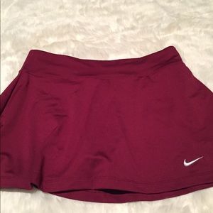 Maroon/Burgundy Nike (tennis) Skirt/Skort